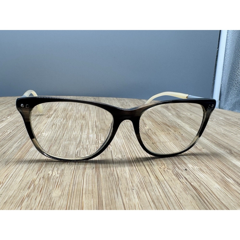Lilly Pulitzer Women's Eyeglasses Frames Black Tortoise Blue Cream Rectangle